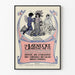 Vintage reclameposter Laenecke Printing Ink Co. in Art Nouveau-stijl