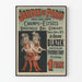 Vintage poster Jardin de Paris Les Sœurs Blazek