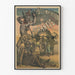 Vintage poster van de dierentuin van de acclimatisatie in Achantis