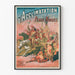 Vintage poster van Jardin Zoologique d'Acclimatation Peaux Rouges