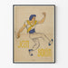 Poster Jean Börlin danser in vintage matrozenkostuum