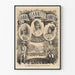 Poster Opéra-Comique Jeanne Jeannette et Jeanneton Muziek P. Lacome