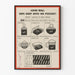 Vintage poster van John Bull en de indirecte belasting in Groot-Brittannië