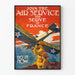 Vintage militair Air Service France 1917 poster