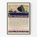 Vintage poster Join The Indian Navy muurdecoratie