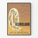 Vintage toeristische poster Queensland Australië