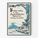 Vintage poster van de leesclub USIS voor vakantie