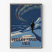 Decoratieve poster van Fridtjof Nansens Saga door Jon Sørensen