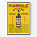 Vintage reclameposter Cognac Jules Robin & Cie