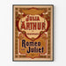 Vintage poster of Julia Arthur in Shakespeare's Romeo and Juliet