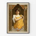 Vintage poster in Julia Marlowe-stijl art nouveau