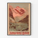 Vintage poster Jungfrau-Bahn Zwitserse berg
