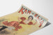 Vintage poster Kam-Elia danseres in rode jurk