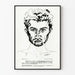 Vintage poster KANEURON - Medische illustratie in zwart-wit