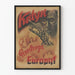 Muurposter Katyn Waarschuwing voor Europa Vintage ontwerp