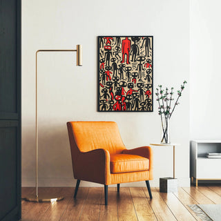 Pop Art Affiche - Abstracte Figuren