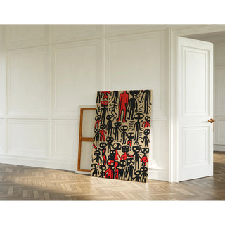 Pop Art Affiche - Abstracte Figuren