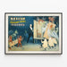 Vintage Poster Kellar en zijn Mysteries van het Kabinet — ingelijst kunstwerk aan de muur