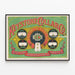 Vintage Poster Keystone Collar Co. Welkom in het Papier Tijdperk — ingelijst kunstwerk aan de muur