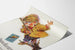 Poster Kinderboekenweek Illustratie Kind op Stofzuiger