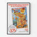 Poster Kinderboekenweek Kalenderboek 1982 vintage wanddecoratie