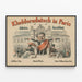 Poster Kladderadatsch op de industriële tentoonstelling van Parijs — ingelijst kunstwerk aan de muur