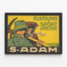 Vintage poster sport- en reisoutfit S. Adam — ingelijst kunstwerk aan de muur