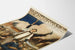 Vintage muurposter van de Knights of Columbus met biddende soldaten