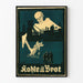 Vintage Poster 'Kohle ist Brot' met Industriële Skelet