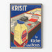 Vintage poster Krisit schoonmaak keuken en huis