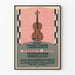 Vintage artisan luthier Hermann Glassl Munich poster