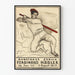 Vintage poster tentoonstelling Ferdinand Hodler Kunsthaus Zürich 1917