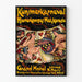 Vintage poster Kunstnerkarneval – Maskerade van de hartkoning