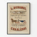 Poster L. Duhamel Fabrikant van Auto's en Harnassen te Charleroi