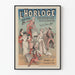 Vintage Poster L'Horloge Champs-Élysées Zomerconcert