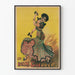 Retroposter La Belle Guerrero Spaanse danseres