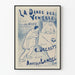Vintage poster La Danse des Ventres en bleu