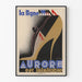 Vintage poster La Ligne Aurore schoenen - Art deco en vrouwelijke elegantie