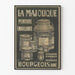 Vintage poster La Majolique Emaille schilderkunst Bourgeois Aîné