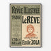 Vintage Poster La Revue Illustrée - Le Rêve d'Émile Zola