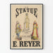 Vintage Poster Opera Het Standbeeld - Klassieke Muurdecoratie