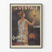 Vintage poster La Vestale - doorlopende haard Viville Parijs