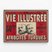 Vintage poster La Vie Illustrée - Turkse wreedheden in Macedonië — ingelijst kunstwerk aan de muur