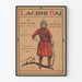 Vintage poster Lachmi Bai - Joan of Arc van India door Michael White