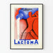 Vintage reclameposter Magnésiedrank Lactoma