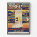 Vintage poster Lamport & Holt Cruises with European and African destinations