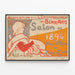 Poster Salon des Beaux-Arts 1896 in Luik — ingelijst kunstwerk aan de muur
