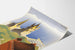 Vintage poster Lausanne-Ouchy Zwitserland door Vera Hirzel