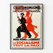 Muurposter L'Autonomisme et le Socialisme voor vintage decoratie
