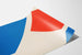 Geometrische Poster in Rood, Blauw en Wit - Muurdecoratie Artem Legrand
